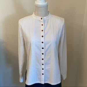 Wrangler Pleated Women’s Button Down Shirt 100% Cotton